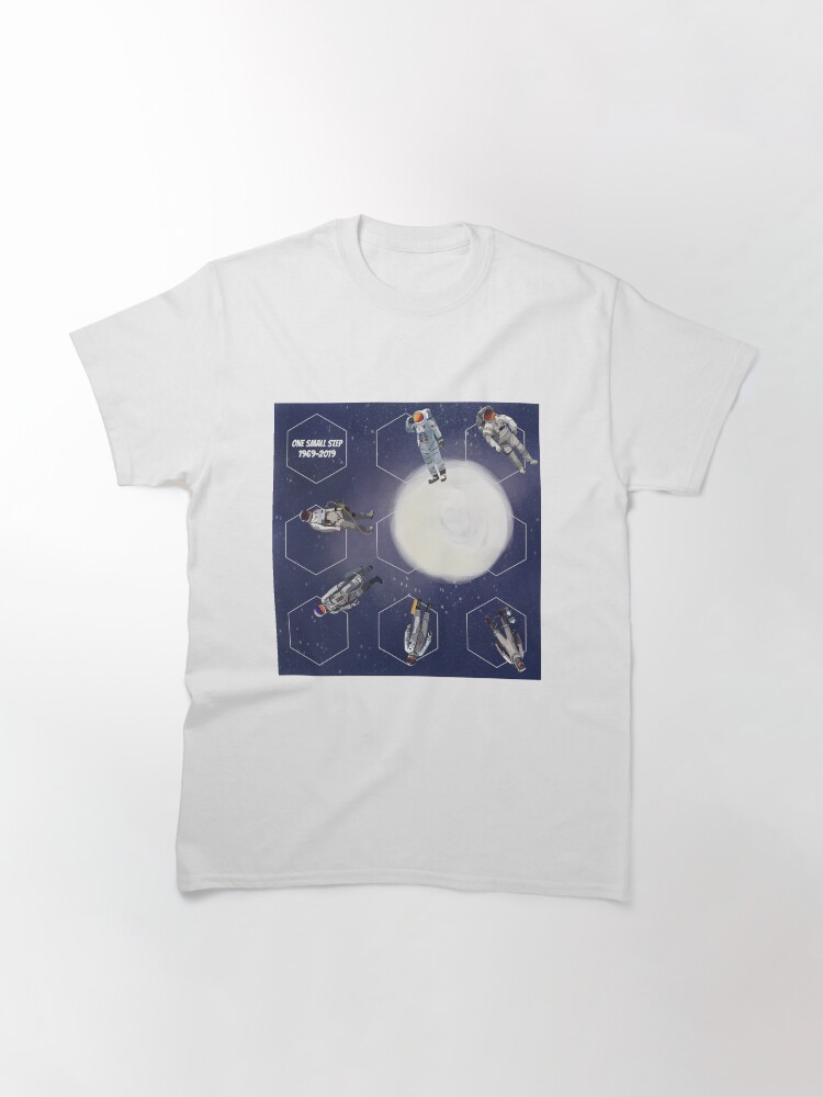 Thumbnail 3 of 7, Classic T-Shirt, Evolution of Spacesuits Apollo 11 designed and sold by sumonkeys.