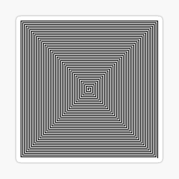 Visual Optical Illusion Sticker