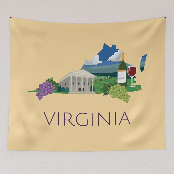 Item preview, Virginia designed and sold by Artsthetic Collection.