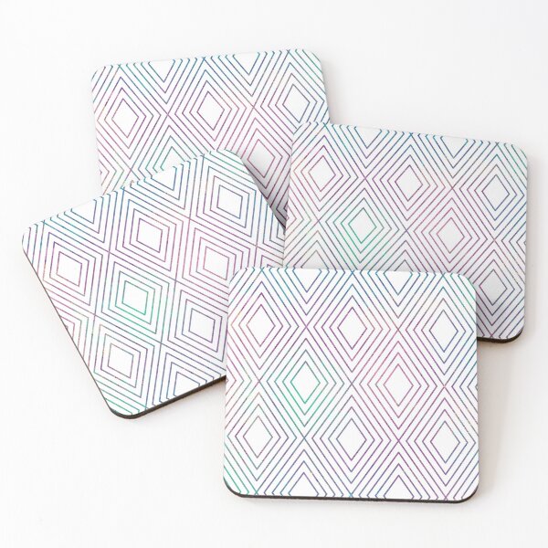 Item preview, Lines, square, Colorful Lines designed and sold by Khalu.