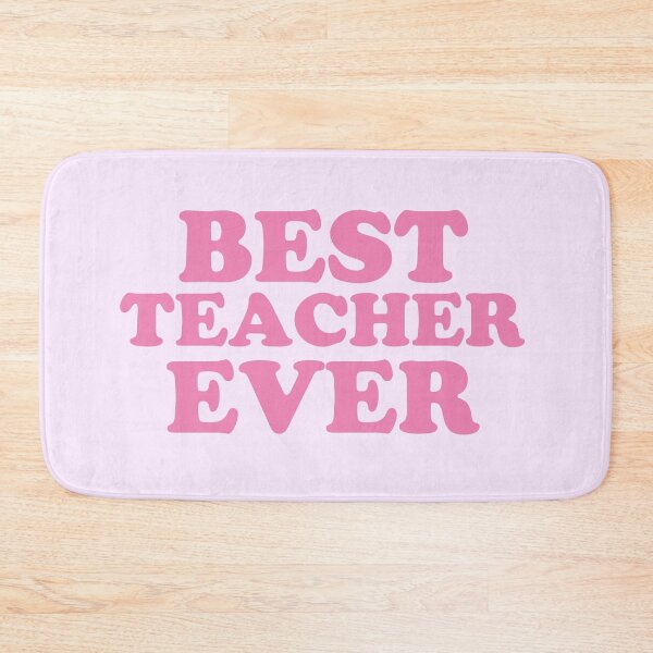 Item preview, BEST TEACHER EVER in pink designed and sold by jazzydevil.