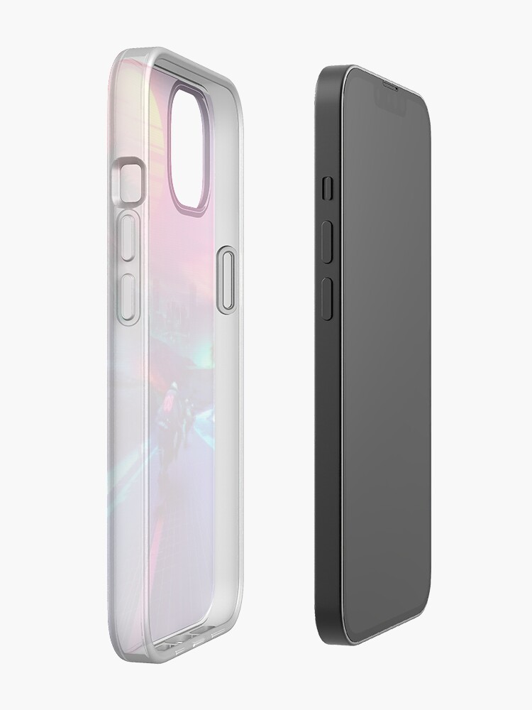 Alternate view of Synthwave Midnight Outrun iPhone Case