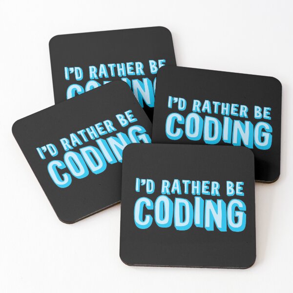 Item preview, I'd rather be coding designed and sold by jazzydevil.