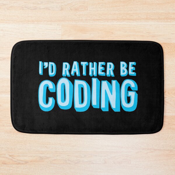 Item preview, I'd rather be coding designed and sold by jazzydevil.