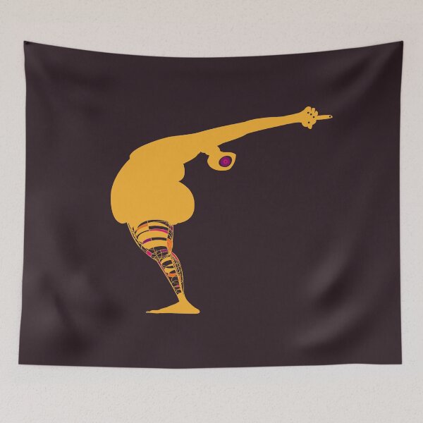 Item preview, Ardha Chandrasana Half-Moon Pose Back Bend - Yoga Series designed and sold by Religatio.