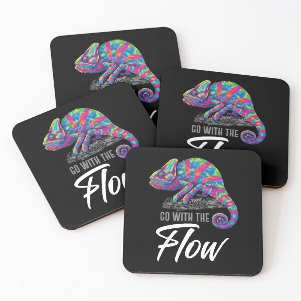 Item preview, Go With the Flow Chameleon designed and sold by polliadesign.