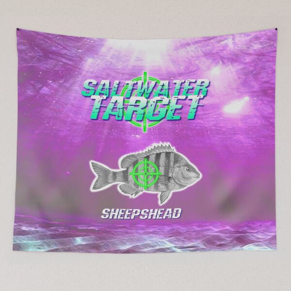 Item preview, Saltwater Target Sheepshead designed and sold by Robert D Overstreet.