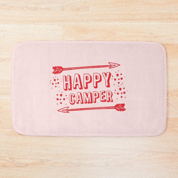 Item preview, Happy Camper with arrows in RED designed and sold by jazzydevil.