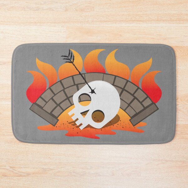 Item preview, BRIDGEBURNERS fanart Burning bridge with an impaled skull designed and sold by jazzydevil.