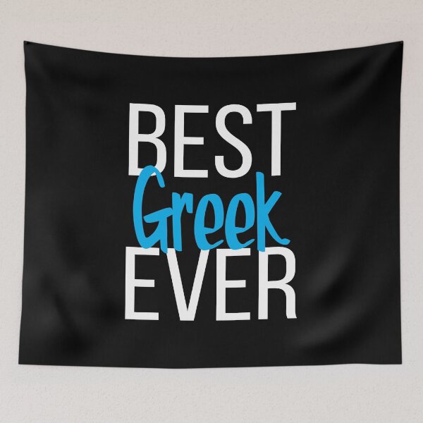 Item preview, Best Greek Ever Growing Up Greek Greece Proud Strong White Lettering designed and sold by ProjectX23.