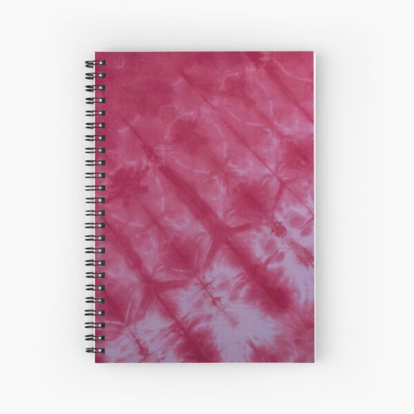 SKU599 Shibori Style - Red 8 Spiral Notebook