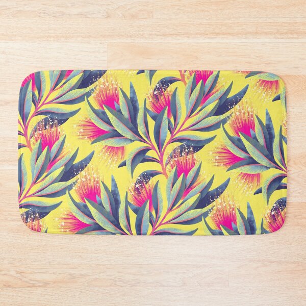 Item preview, Pohutukawa - Yellow / Pink designed and sold by Andrea Muller.