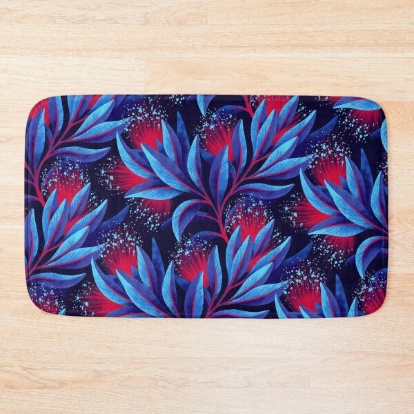 Item preview, Pohutukawa - Red / Blue designed and sold by Andrea Muller.