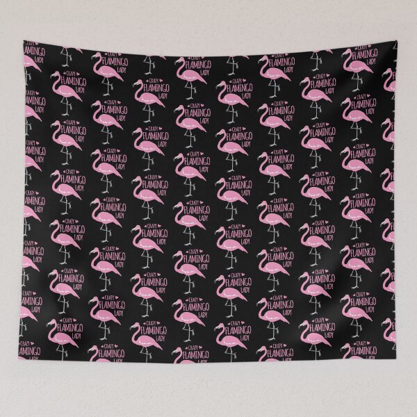 Item preview, Crazy Flamingo lady designed and sold by jazzydevil.