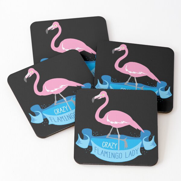 Item preview, Crazy flamingo lady banner designed and sold by jazzydevil.