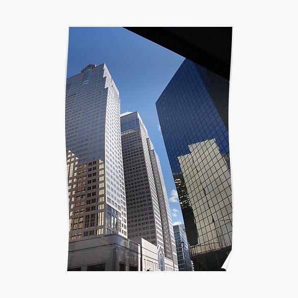 City Sculpture Poster