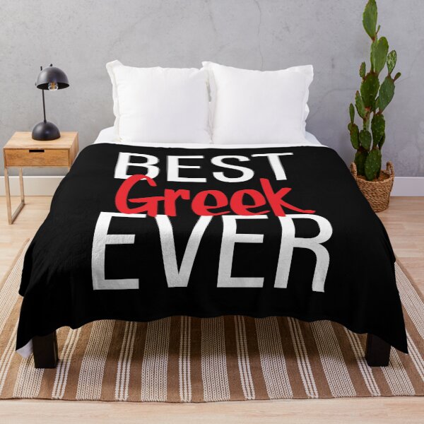 Item preview, Best Greek Ever Growing Up Greek Greece Proud Strong White Lettering designed and sold by ProjectX23.