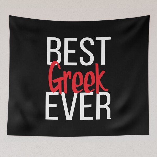 Item preview, Best Greek Ever Growing Up Greek Greece Proud Strong White Lettering designed and sold by ProjectX23.