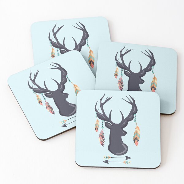 Artikelvorschau, Boho Chic Geschenk Hirsch Hirschgeweih böhmischen Feder und Pfeile Design entworfen und verkauft von TheOnyxCastle.