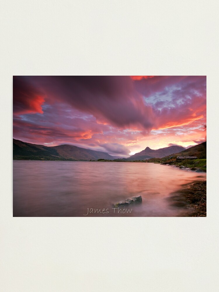 Alternate view of Glencoe sunrise Photographic Print