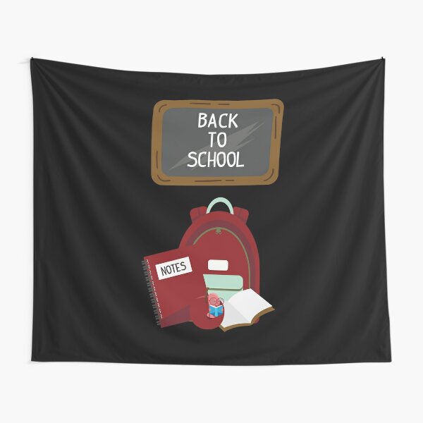 Zuruck Zu Schullehrer Studenten Geschenk Fur Ersten Schultag Neues Schuljahr Wandbehang Von Premiumdesignz Redbubble