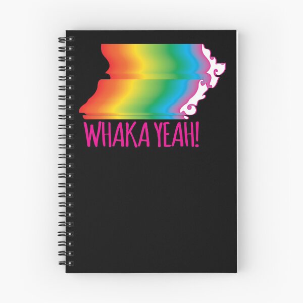 Item preview, WHAKA YEAH kiwi rainbow (NEW ZEALAND MAP Marriage equality) designed and sold by jazzydevil.