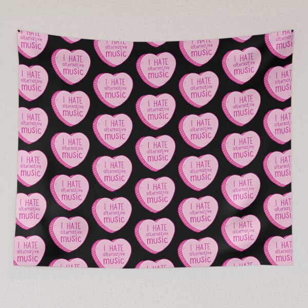 Item preview, I hate alternative music candy heart designed and sold by jazzydevil.