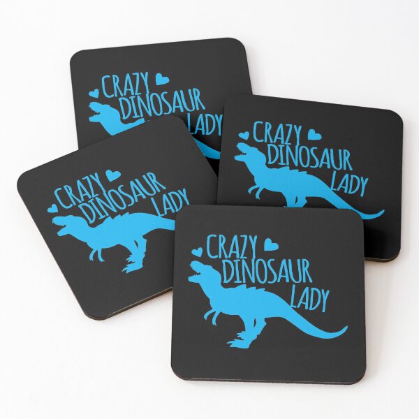 Item preview, Crazy Dinosaur lady Tyrannosaurus in blue designed and sold by jazzydevil.