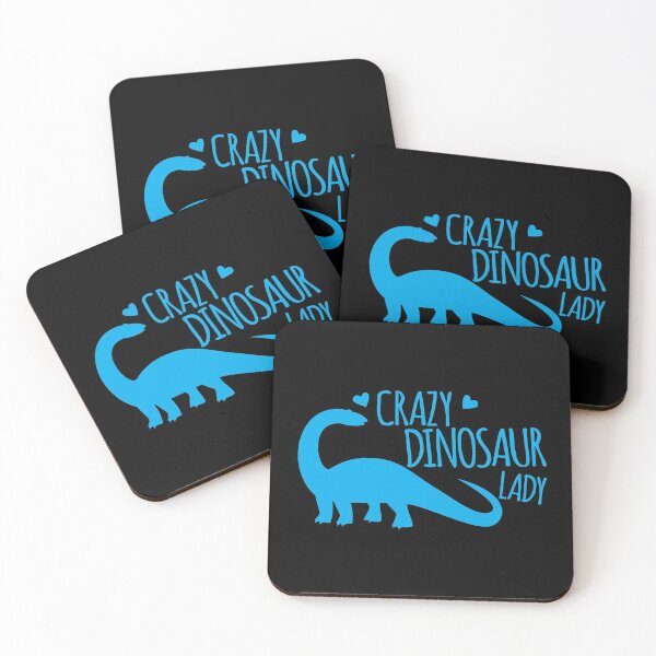 Item preview, Crazy Dinosaur lady Brontosaurus in blue designed and sold by jazzydevil.