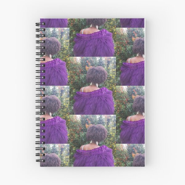 Item preview, Faceless Glamourous Kinky Curly Afro Tattooed Woman Wears Purple Fur Coat in Lowe’s Garden Section designed and sold by curriespice.
