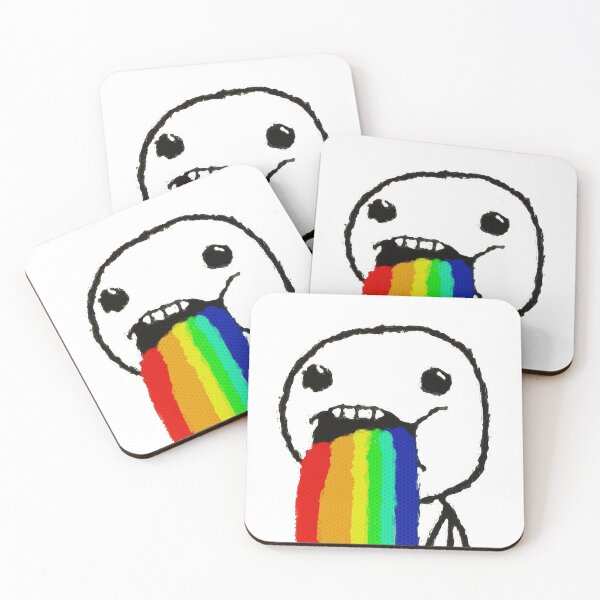 Item preview, Salivating Rainbow Meme designed and sold by WallMemes.
