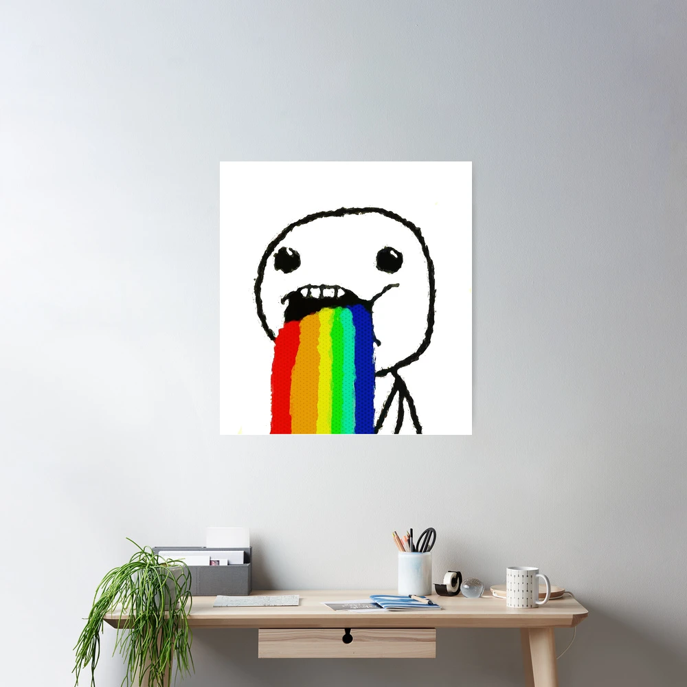 Salivating Rainbow Meme