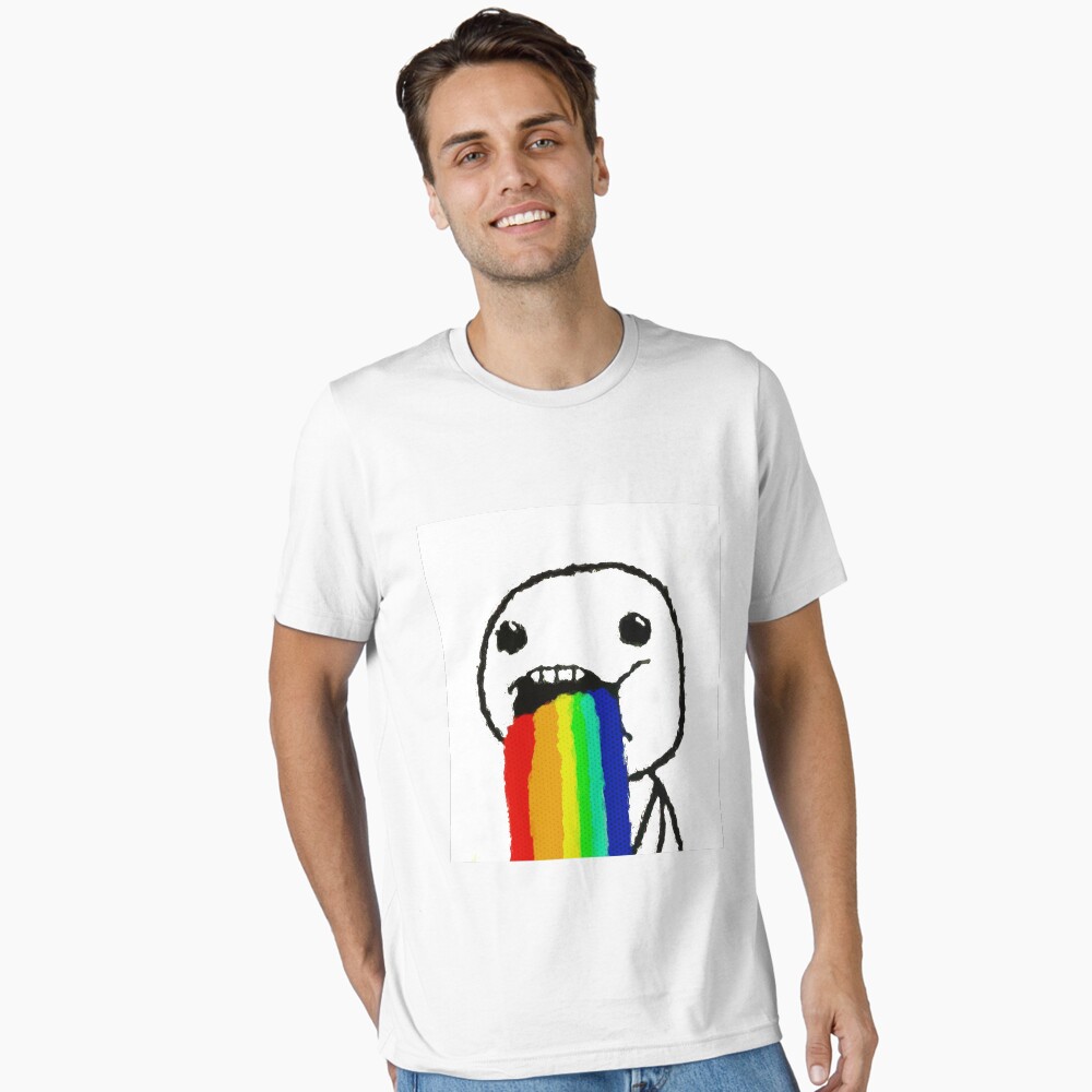 Salivating Rainbow Meme Essential T-Shirt