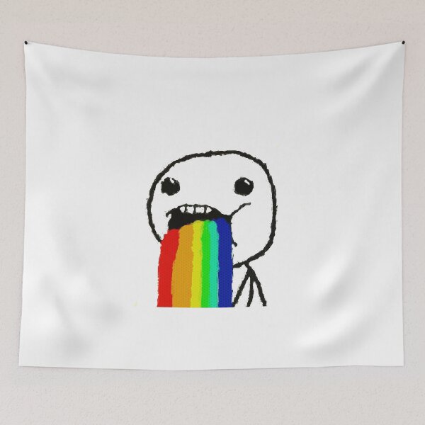 Item preview, Salivating Rainbow Meme designed and sold by WallMemes.