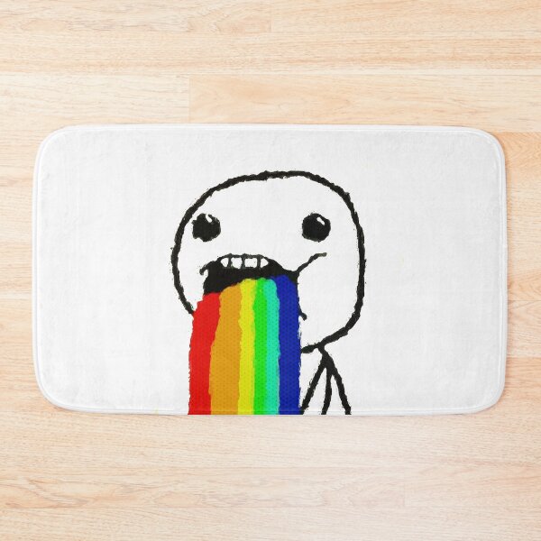 Item preview, Salivating Rainbow Meme designed and sold by WallMemes.