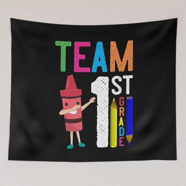 Item preview, Team 1st Grade Dabbing Crayon Teacher Student Back to School Gift designed and sold by PremiumDesignz.
