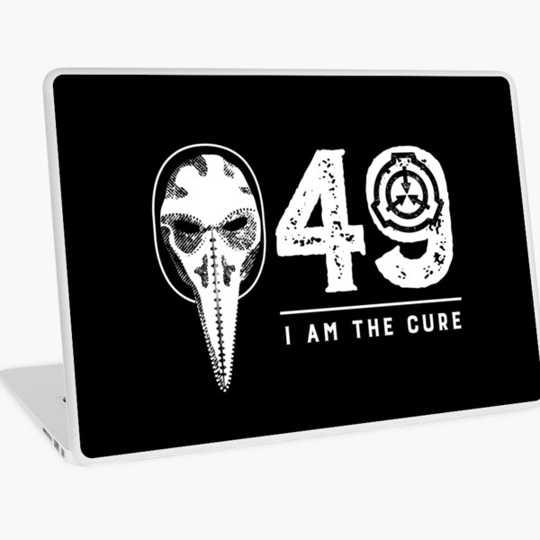 Scp 049 Laptop Skins Redbubble - scp 1337 roblox