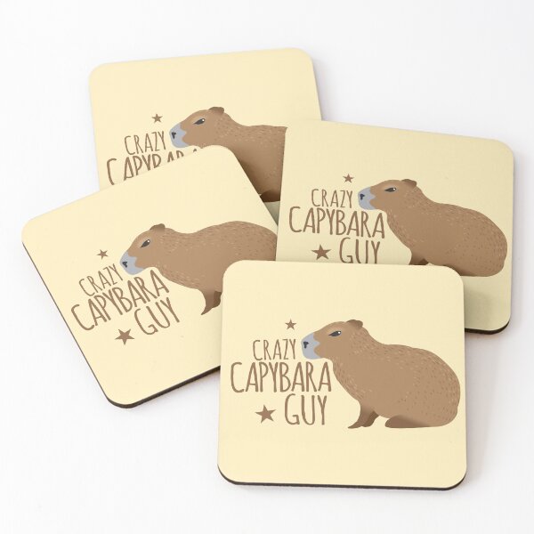 Item preview, Crazy Capybara guy designed and sold by jazzydevil.