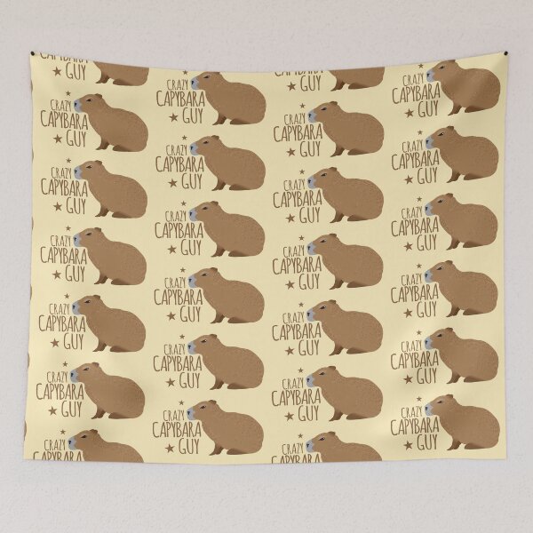 Item preview, Crazy Capybara guy designed and sold by jazzydevil.