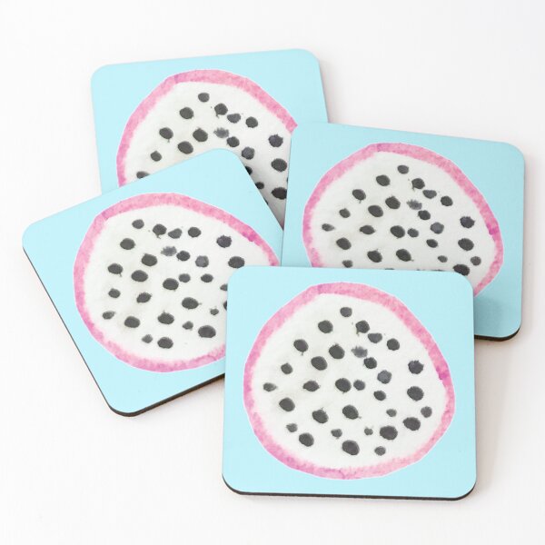 Item preview, Copy of Dragon Fruit Half Watercolor (Blue Background) designed and sold by Hailey-Designs.