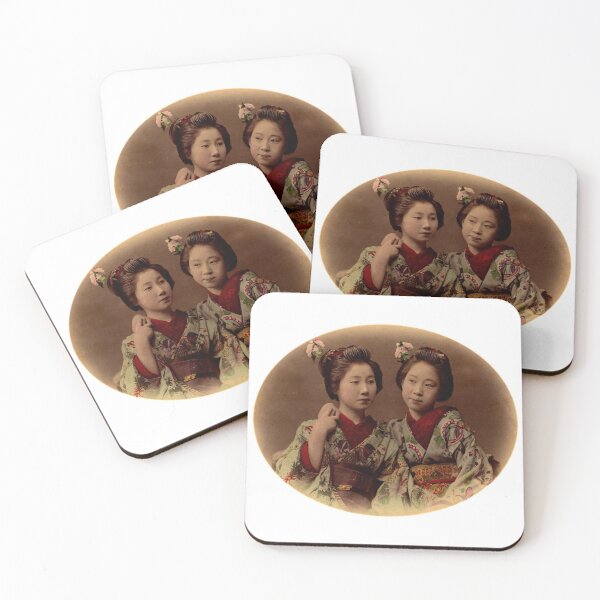 Item preview, Japanese girls wearing kimono designed and sold by Photos of Japan.