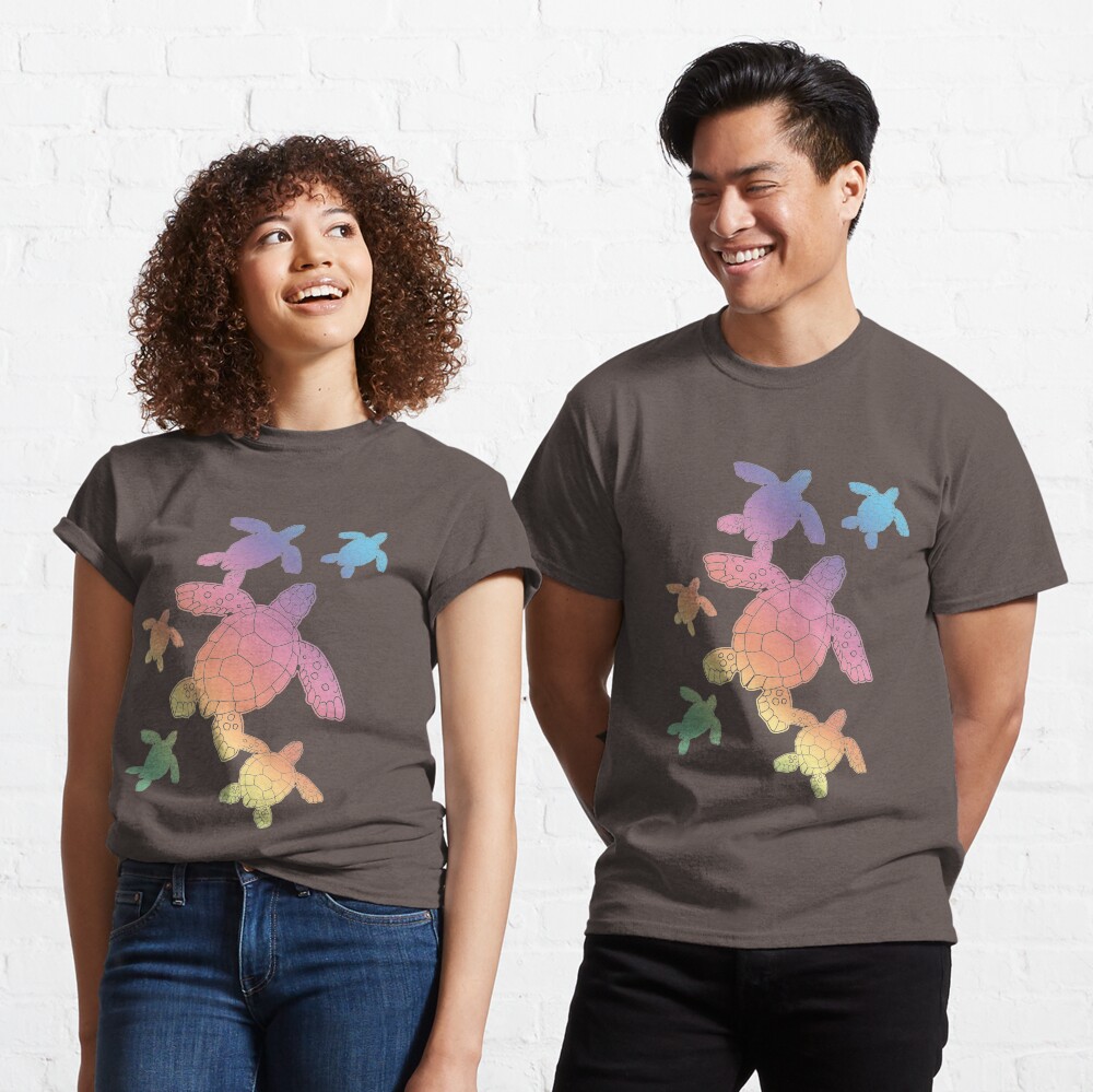 Sea Turtle Rainbow Classic T-Shirt