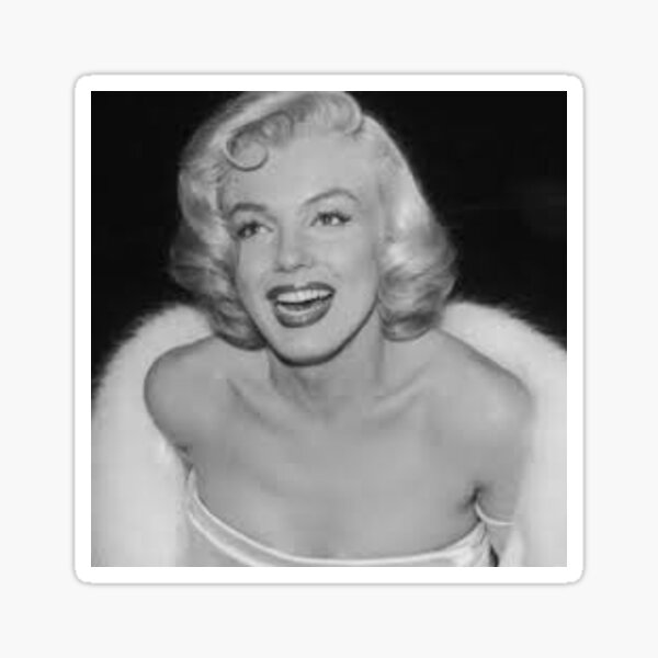 Marilyn Monroe Vintage Sticker