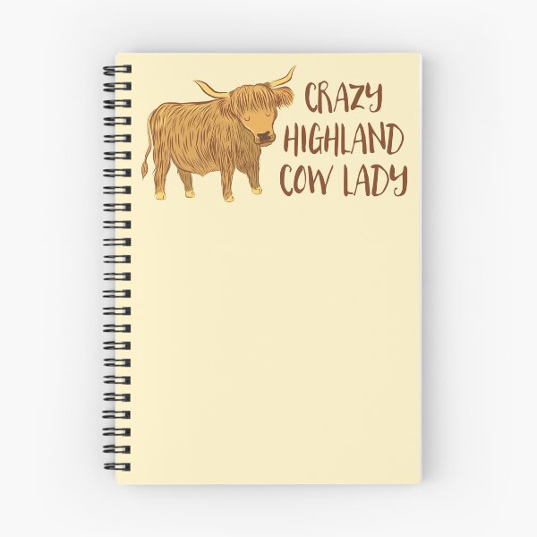 Item preview, Crazy Highland cow lady designed and sold by jazzydevil.