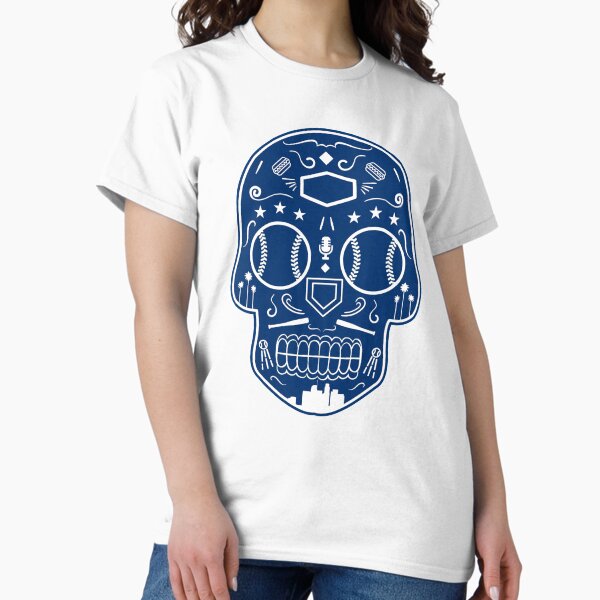 Item preview, Los Angeles Baseball Sugar Skull designed and sold by StickyHenderson.