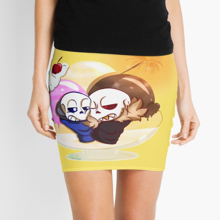 Undertale / Underfell Sans Kustard Ice cream Art Print by AlistairArtwork