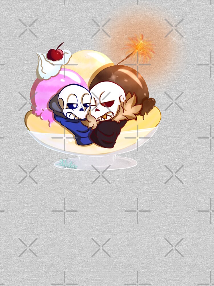 Undertale / Underfell Sans Kustard Ice cream Art Print by AlistairArtwork