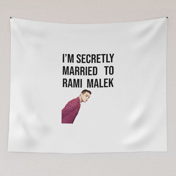Item preview, I'm Secretly Married to Rami Malek designed and sold by russell7lee.