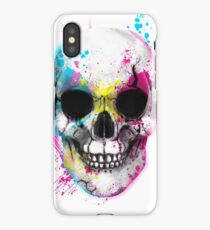 CMYK Skull iPhone Case