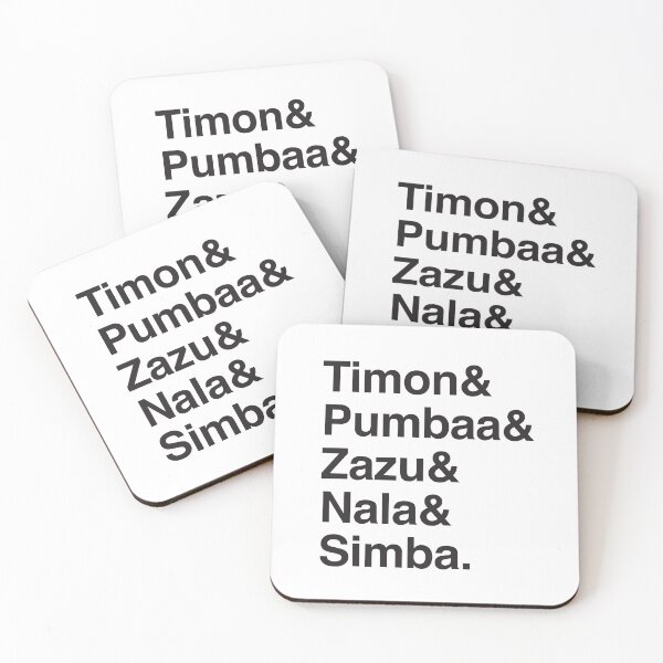 Item preview, Timon & Pumbaa & Zazu & Nala & Simba designed and sold by jazzydevil.